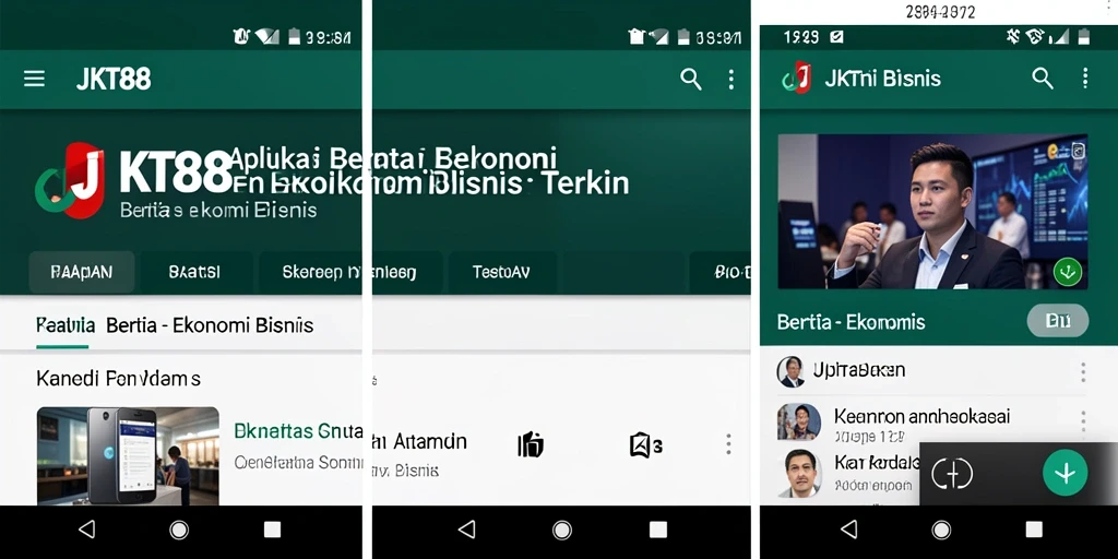 Tampilan antarmuka JKT88 yang intuitif dan informatif.