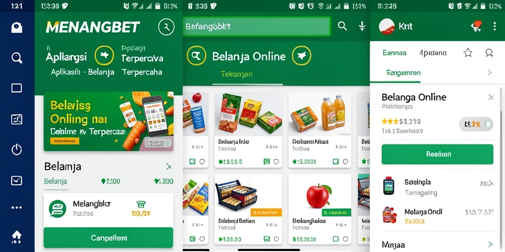 Antarmuka menarik dari aplikasi MENANGBET untuk belanja online.